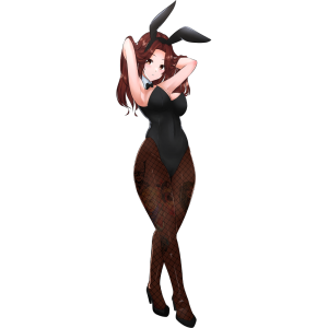 xivydivinex's full body bunnysuit anime style sticker